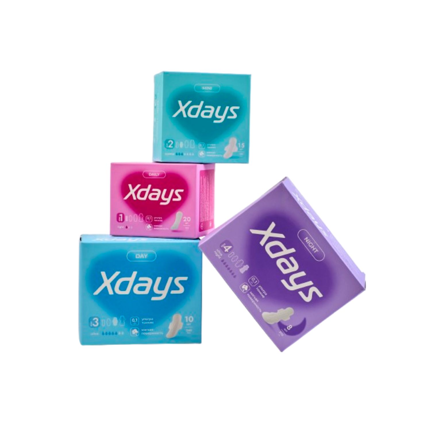 Untitled design (12) Xdays - sanitary napkins - Image 1